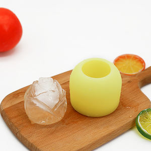 แม่พิมพ์น้ำแข็งซิลิโคนรูปดอกกุหลาบ 3 มิติ หลายขนาด ใช้ซ้ำได้ ปลอดภัย ไร้สารพิษ สำหรับวิสกี้ ขายดีช่วงซัมเมอร์ - Product Image 5