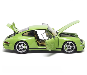 Modelo de coche a escala completa de aleación <span class=keywords><strong>RUF</strong></span> <span class=keywords><strong>SCR</strong></span> 1:18, versión 2018, modelo automotriz "casi real" Verde abedul - Product Image 2