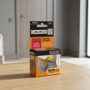 Guarnizione Flessibile Bianca in PVC Espanso per Porte 1m (Miarco 10745 Modello 2000269) - Product Image 3