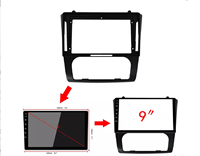 Marco Adaptador para Reproductor de DVD de Coche, Kit de Moldura para Salpicadero, Panel de Facia de 9 Pulgadas para Nissan Teana Altima 2006-2012, Radio de Coche