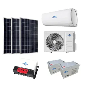 Wholesale 100% Solar AC Hybrid Air Conditioner New Green Energy Energy-Saving Wall Mounted Household Units Factory Price