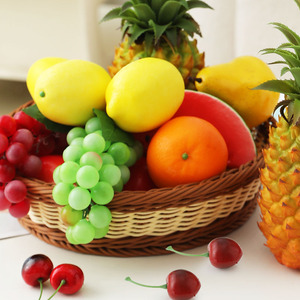 Trái cây giả bằng nhựa hình quả anh đào để trang trí, trông như thật, đạo cụ tự làm, đồ trang trí nhà cửa, trái cây nhân tạo để trưng bày - Product Image 4