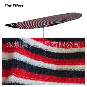 UPSURF Chaussette de protection pour planche de surf à rayures, bout pointu, rouge, noir, blanc, polyester - Product Image 2