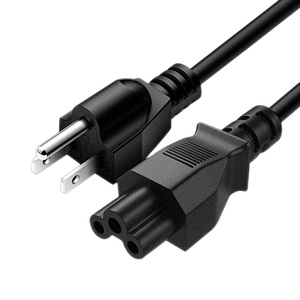 Cable <span class=keywords><strong>de</strong></span> alimentación Universal <span class=keywords><strong>de</strong></span> 3 clavijas, IEC-60320 IEC320 <span class=keywords><strong>C5</strong></span> a NEMA 5-15P 3 - Product Image 1