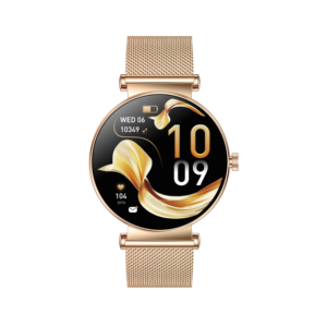 นาฬิกาอัจฉริยะสำหรับผู้หญิงหรูหราสีทอง <span class=keywords><strong>Y16</strong></span> 1.32 "AMOLED BT Call 6.8มม. บางเฉียบเตือนสุขภาพสตรีนาฬิกาอัจฉริยะ - Product Image 4