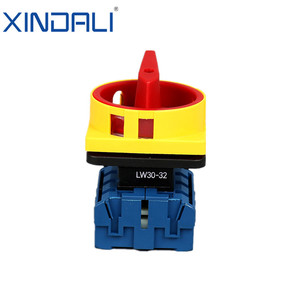 <span class=keywords><strong>32A</strong></span> Selector ROTARY xử lý LW130-32 điện push button với Latch khẩn cấp chính cam chuyển đổi vật liệu kim loại - Product Image 3