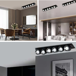 Ezeled Chất lượng cao có thể điều chỉnh góc chống chói nhúng nhôm hộ gia đình đèn xuống 3*<span class=keywords><strong>2W</strong></span> 6*<span class=keywords><strong>2W</strong></span> dẫn ánh sáng tại chỗ - Product Image 5