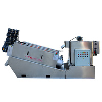 131 201 presse à vis automatique de Machine de déshydratation de boue de 24 heures pour le séparateur d'engrais liquide solide de boue de boue d'huile de palme