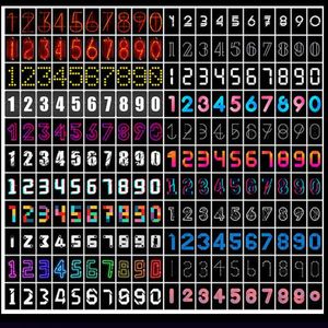 Оптовая продажа, новый стиль, часы Nixie Tube, цветные часы, настольные украшения, Креативный светодиодный Подарочный светильник - Product Image 4