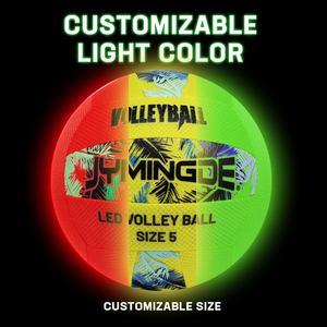 JYMINGDE Ballon <span class=keywords><strong>de</strong></span> <span class=keywords><strong>volley</strong></span>-<span class=keywords><strong>ball</strong></span> à mailles souples LED rechargeable Taille 5 Lumineux dans le noir Ballon <span class=keywords><strong>de</strong></span> <span class=keywords><strong>volley</strong></span>-<span class=keywords><strong>ball</strong></span> - Product Image 2