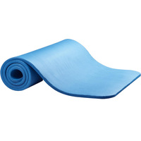 Esterilla de Yoga de Algodón Ecológico de 10 mm de Grosor con Revestimiento Antideslizante Impermeable, Correas Ajustables, 185 cm de Longitud para Ejercicios de Fitness