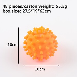Nouveau jouet anti-stress transfrontalier en TPR, balle colorée clignotante pour jeunes (7-14 ans), jouet souple en caoutchouc à presser, vente en gros - Product Image 5