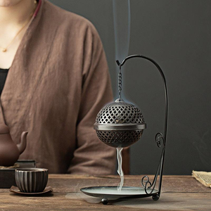 Most Selling cense Burners Wholesale Metal Arabic Bakhoor Incense Cone Burner with Elegant Design for <b>Home</b> Fragrance - Product Image 6