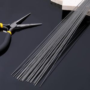 25Pcs 40Cm/15.7Inch Cuộn Dây Thép Không Gỉ Dây 0.8Mm Đường Kính Đầy Đủ Cứng Công Nghiệp Sử Dụng DIY Thủ Công Mỹ Nghệ Mô Hình Xe Suối Nước - Product Image 4