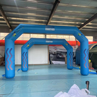 Arche gonflable personnalisée pour compétitions sportives, événements publicitaires et promotion de camping avec affichage du logo