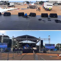 CVR Pro Audio W-310 Active Line Array 1000W 3 voies Double 10 pouces avec caisson de basses de 18 pouces