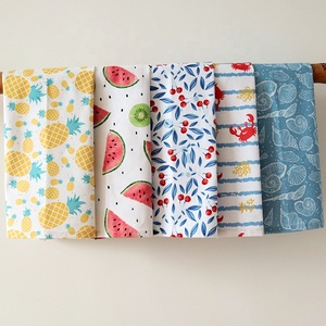 <span class=keywords><strong>Essuie</strong></span>-tout de cuisine en coton gaufré multi-usages durable avec motifs de fruits <span class=keywords><strong>et</strong></span> de feuilles pour le nettoyage de la vaisselle à la maison - Product Image 2