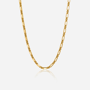 Geometric Line 18K Gold Stainless Steel <b>Chain</b> Necklace for Women Everyday Wear - Product Image 1