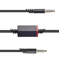 Câble de remplacement A40 pour casque Astro, câble audio avec fonction mute intégrée pour casque de jeu A10/A40/A40TR