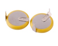 JBWCELL CR2032/1HS Pila de botón de litio de 3V con pines/pestañas para electrodomésticos y electrónica de consumo Montaje en PCB