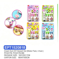 Kit de fabrication de bijoux créatifs DIY EPT : colle crémeuse, épingles à cheveux et bagues pour filles