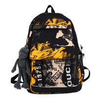 Paxdun-Mochila de moda unisex con diseño personalizado, suave, impermeable, PVC, cremallera, uso diario, correa de hombro, lavable con luz, 2024