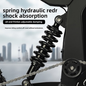 Đỉnh động cơ 3000W 45mph 60V 20Ah có thể tháo rời Li-Ion Pin Kép đĩa thủy lực phanh chất béo lốp xe đạp leo núi điện với E-ABS - Product Image 3