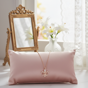 Francés Lily flor forma turca hecha a mano al por mayor de Plata de Ley 925 de moda y elegante colgante - Product Image 3