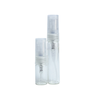 Atomiseur de parfum portable rechargeable, petit flacon en verre avec pompe pulvérisatrice, 2 ml, 3 ml, 5 ml, 7 ml, 10 ml