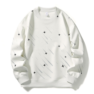 Hommes 2025 nouveau pull nouvelle tendance impression longue T-shirt hommes à capuche décontracté lâche fond au printemps et en automne mode quotidienne - Product Image 3