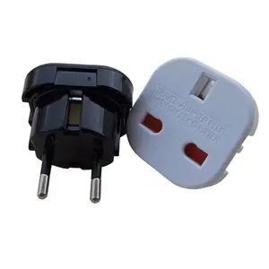 Universal European plug converter uk to euro plug travel adapter with ce certification