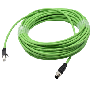 M12 D mã để RJ45 4 Pin cảm biến công nghiệp Hàn Cáp nối đúc Cáp nam không thấm nước cắm M12 kết nối - Product Image 6