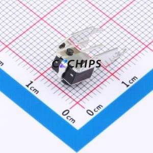 GT-TC102A-H055-L1 Tactile Switch Through hole,6.1x6.1mm Switch Single Pole Single Throw Round Button 1.6N Right Angle Insert - Product Image 2