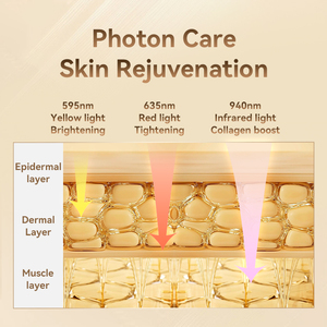 Dispositivo di Bellezza Facciale Ricaricabile Portatile per Uso Domestico, Rassodante e Illuminante per <span class=keywords><strong>Viso</strong></span> e Collo - Product Image 6