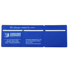 Bolsa de Almacenamiento Creativa de PVC para Coche, Pegatina de Inspección Anual de Bloque Frontal, Pasta de Vidrio sin Rasgaduras para Mapa de <span class=keywords><strong>Seguros</strong></span> Decorativo - Product Image 5