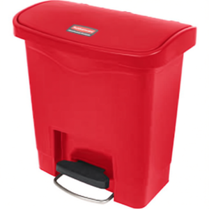 Pattumiera a Pedale in Resina Rossa 15 L - Product Image 3