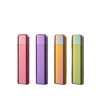 Briquet électronique USB rechargeable 850 mAh coupe-vent à arc plasma en métal, personnalisable avec logo, vente en gros, directement d'usine, en stock