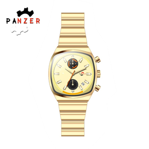 Reloj Cuadrado para Hombre PANZEP, Tres Agujas, Resistente al Agua, de Negocios, de Alta Gama, Correa de Acero Inoxidable, Reloj de Cuarzo Resistente al Agua - Product Image 5