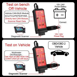 WOYO CTB007 12V OBD2 Codelezer CAN <span class=keywords><strong>Tester</strong></span> Box <span class=keywords><strong>Auto</strong></span> Diagnose Gereedschap USB LED Display 27/59 inch Kabel Alle <span class=keywords><strong>Auto</strong></span>'s - Product Image 5