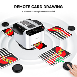 Machine automatique <span class=keywords><strong>de</strong></span> mélange et <span class=keywords><strong>de</strong></span> distribution <span class=keywords><strong>de</strong></span> cartes <span class=keywords><strong>de</strong></span> poker avec chargement USB, design portable pour jeux <span class=keywords><strong>de</strong></span> poker, jusqu'à 6 joueurs, usage <span class=keywords><strong>de</strong></span> loisirs - Product Image 3