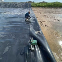 Máquina de Soldadura de Membranas Geomembranas con Cuña Caliente de 220V y 1800W con Comet, Soldadora de Uniones para Membranas Plásticas de HDPE