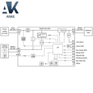 Original QUINT4-<b>UPS</b>/24DC/20 <b>Uninterruptible</b> <b>Power</b> <b>Supply</b> 2907071 for Phoenix - Product Image 3