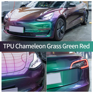 REEDEE TPU Couleur PPF Wrap Vente en gros Sable Proof 7.5Mil Caméléon Herbe <span class=keywords><strong>Vert</strong></span> Rouge PPF Couleur <span class=keywords><strong>Peinture</strong></span> Film de Protection pour Carrosserie - Product Image 2