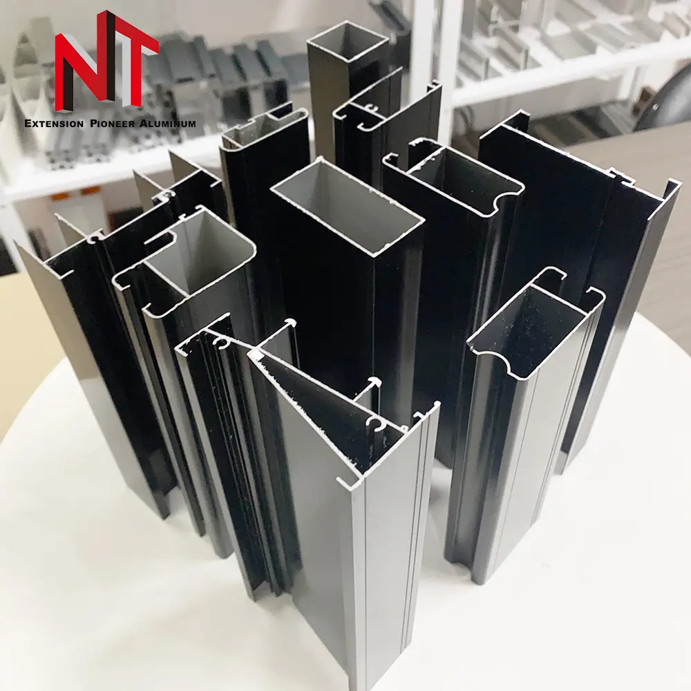 NT Philippine niedriger Preis Aluminium Extrus Custom Profile Schiebetür Aluminium profil Für Schiebefenster der Serie