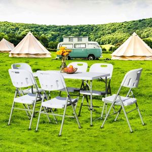 Wholesale Cheap Modern <b>Foldable</b> <b>Plastic</b> PP <b>Table</b> for Indoor/Outdoor Events Medicine Use Hotel & Restaurant - Product Image 3