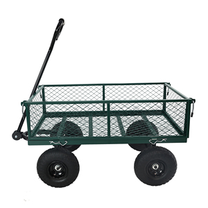 हम स्टॉक वैगन कार्ट गार्डन ट्रक, आसान फायरवुड परिवहन के लिए भारी शुल्क गाड़ी, पोर्टेबल और टिकाऊ उपयोगिता वैगन - Product Image 2