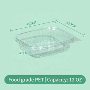 <span class=keywords><strong>8Oz</strong></span> 12Oz 16Oz 24Oz 32Oz 48Oz Deli Thực Phẩm <span class=keywords><strong>Container</strong></span> Rau Trái Cây <span class=keywords><strong>Salad</strong></span> Pet Bản Lề Vỏ Sò Bao Bì Rõ Ràng Hộp Nhựa - Product Image 2