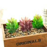 Plante succulente artificielle petite tête de fleur trèfle - Fournitures créatives DIY pour décoration intérieure, accessoires muraux, verdure