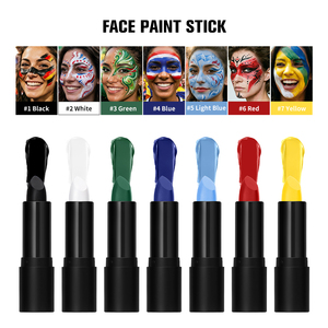 <span class=keywords><strong>Pintura</strong></span> Corporal y Facial en Barra, Resistente al Agua, 6 Colores, No Tóxica, para <span class=keywords><strong>Halloween</strong></span>, Maquillaje en Crema, Segura para Fiestas, Cosplay, Deportes, <span class=keywords><strong>Pintura</strong></span> Facial - Product Image 1