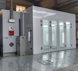 <span class=keywords><strong>Cabine</strong></span> <span class=keywords><strong>de</strong></span> <span class=keywords><strong>peinture</strong></span> <span class=keywords><strong>automobile</strong></span> à pulvérisation et cuisson, à brûleur diesel, électrique, directement <span class=keywords><strong>de</strong></span> l'usine, économique, homologuée CE ISO, 60-80°C - Product Image 1